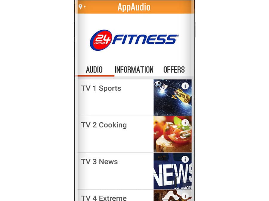 MYE Fitness Rolls Out AppAudio System at 24 Hour Fitness Locations
