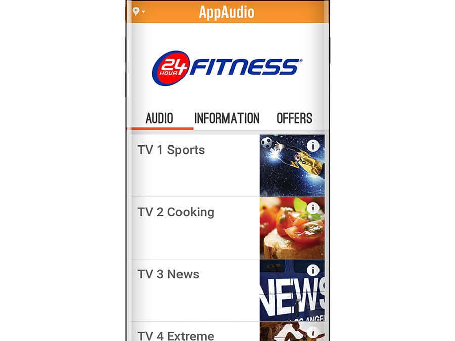 MYE Fitness Rolls Out AppAudio System at 24 Hour Fitness Locations
